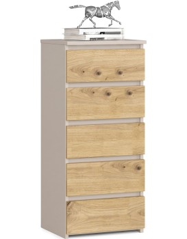 Komoda CL5 40 cm kašmír/dub Artisan