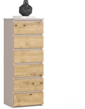 Komoda CL6 40 cm kašmír/dub Artisan