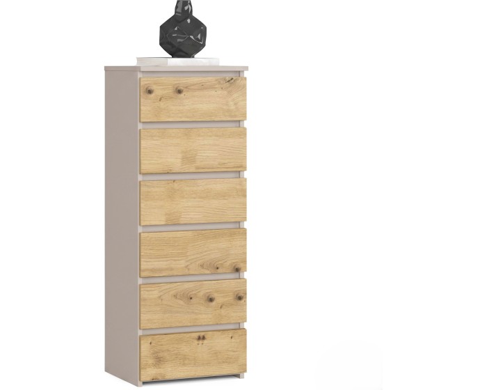 Komoda CL6 40 cm kašmír/dub Artisan