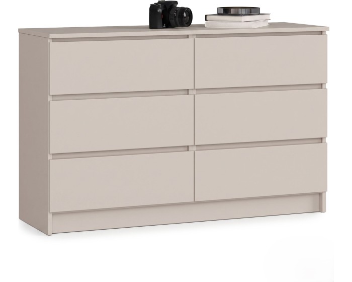 Komoda CLP 6SZ 120 cm kašmír