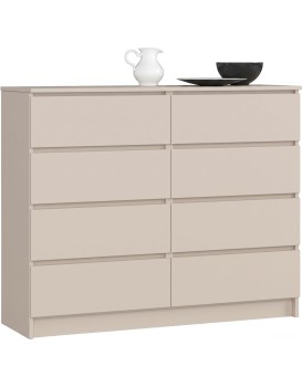 Komoda CLP 8SZ 120 cm kašmír