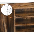Kancelářský organizér na dokumenty Vasagle Estel 40,5 cm hnědý