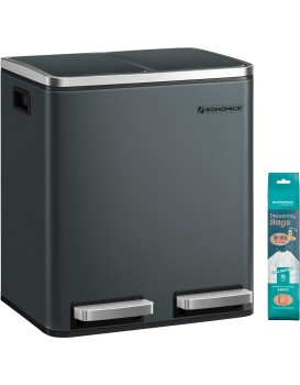 Odpadkový koš na tříděný odpad Bins 30 L antracit