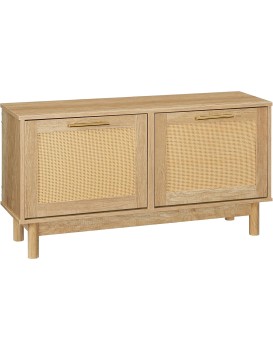 Botník s lavicí Venty 100 cm hnědý