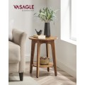 Odkládací stolek Vasagle Mezon 40 cm medově hnědý
