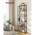 Regál Vasagle Pier 173 cm černý/hnědý