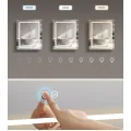 Zrcadlová skříňka s LED osvětlením a nabíjecí stanicí Bjorn 50 cm bílá