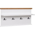 Předsíňový věšák Galileo 03 99 cm bílý/dub přírodní