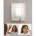 Zrcadlová skříňka s LED osvětlením a nabíjecí stanicí Bjorn 50 cm bílá