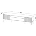 TV stolek BELUCI RTV-2 200 cm kašmír/dub cremona