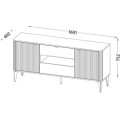 Komoda BELUCI KM-1 160 cm kašmír/dub cremona