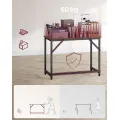 Psací stůl Vasagle Kolmo 100 cm černý/tmavě hnědý