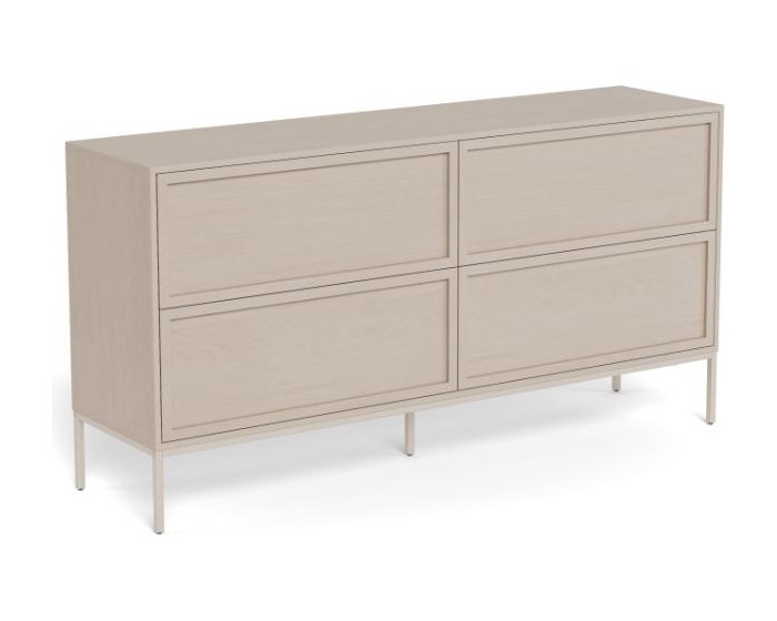 Komoda Palmdale 158 cm šedá