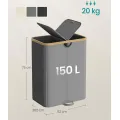 Koš na prádlo Walle 150 L šedý