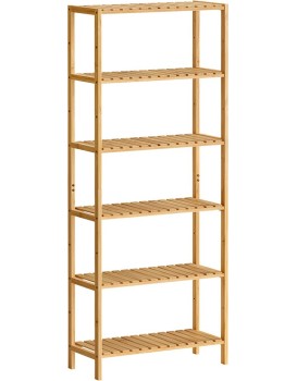 Bambusový regál Coudy 60 cm hnědý