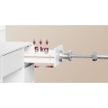Toaletní stolek s LED osvětlením a nabíjecí stanicí Vasagle Niro 107 cm bílý