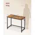 Psací stůl Vasagle Kolmo 100 cm černý/tmavě hnědý