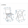 Zahradní sestava Livorno cappuccino