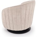 Otočné designové křeslo Basilio cappuccino