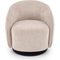 Otočné designové křeslo Basilio cappuccino