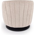Otočné designové křeslo Basilio cappuccino