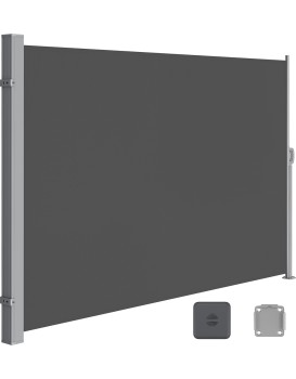 Boční markýza Orrine 160x350 cm šedá