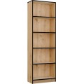 Knihovna R60 60 cm dub Artisan/černá