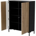 Komoda Merci 100 cm černá/dub artisan