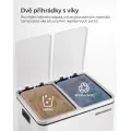 Odpadkový koš na tříděný odpad Bins 30 L bílý