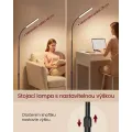 Nastavitelná stojací LED lampa Mikro černá