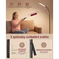 Nastavitelná stojací LED lampa Mikro černá