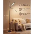 Nastavitelná stojací LED lampa Mikro černá