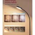 Nastavitelná stojací LED lampa Libo černá