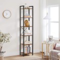 Regál Vasagle Moury 40 cm hnědý/černý