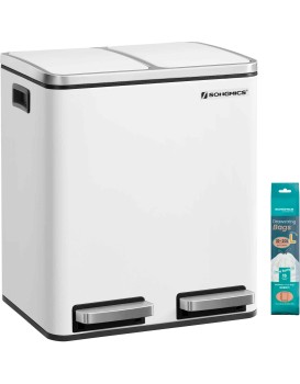 Odpadkový koš na tříděný odpad Bins 30 L bílý