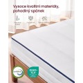 Matrace s gelovou paměťovou pěnou Vasagle Marie 90x200 bílá