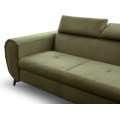 Rozkládací rohová sedací souprava Mona Pik 260 cm Letto 38 khaki pravá