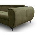 Rozkládací rohová sedací souprava Mona Pik 260 cm Letto 38 khaki levá