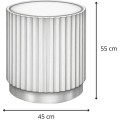 Odkládací stolek Stilig ST708 45 cm zlatý/bílý