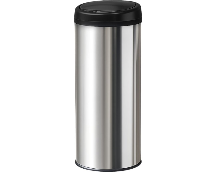 Odpadkový koš se senzorem Robin 40 L stříbrný