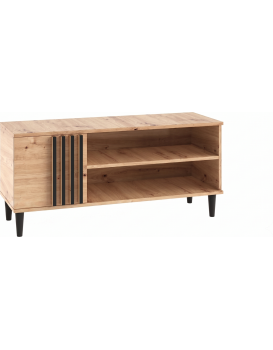 TV stolek Liva 120 cm dub Artisan/černý