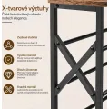 Botník Vasagle Tres 75 cm černý/hnědý