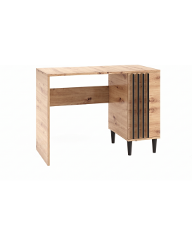 Psací stůl Liva 100 cm černý/dub Artisan