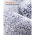 Plyšový pelíšek Fluffys XL 80 cm šedý