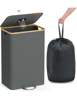 Koš na PET láhve Nikodem 95 L šedý