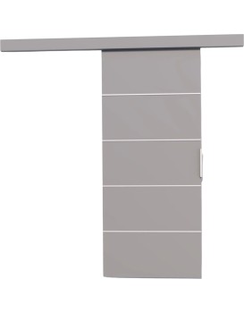 Posuvné interiérové dveře BIELLASI 86x205 cm šedé