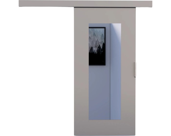 Posuvné interiérové dveře NELASI 76x205 cm šedé