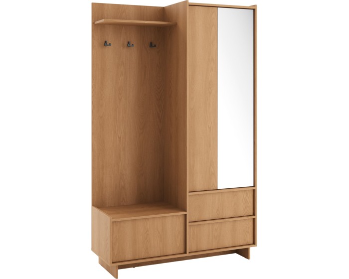 Předsíňová stěna Yasumi 125 cm dub karamelový