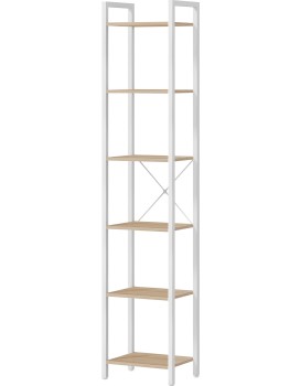 Regál Vasagle Moury 40 cm hnědý/bílý