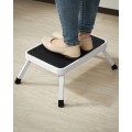 Skládací schůdek Vintro 44 cm černý/bílý